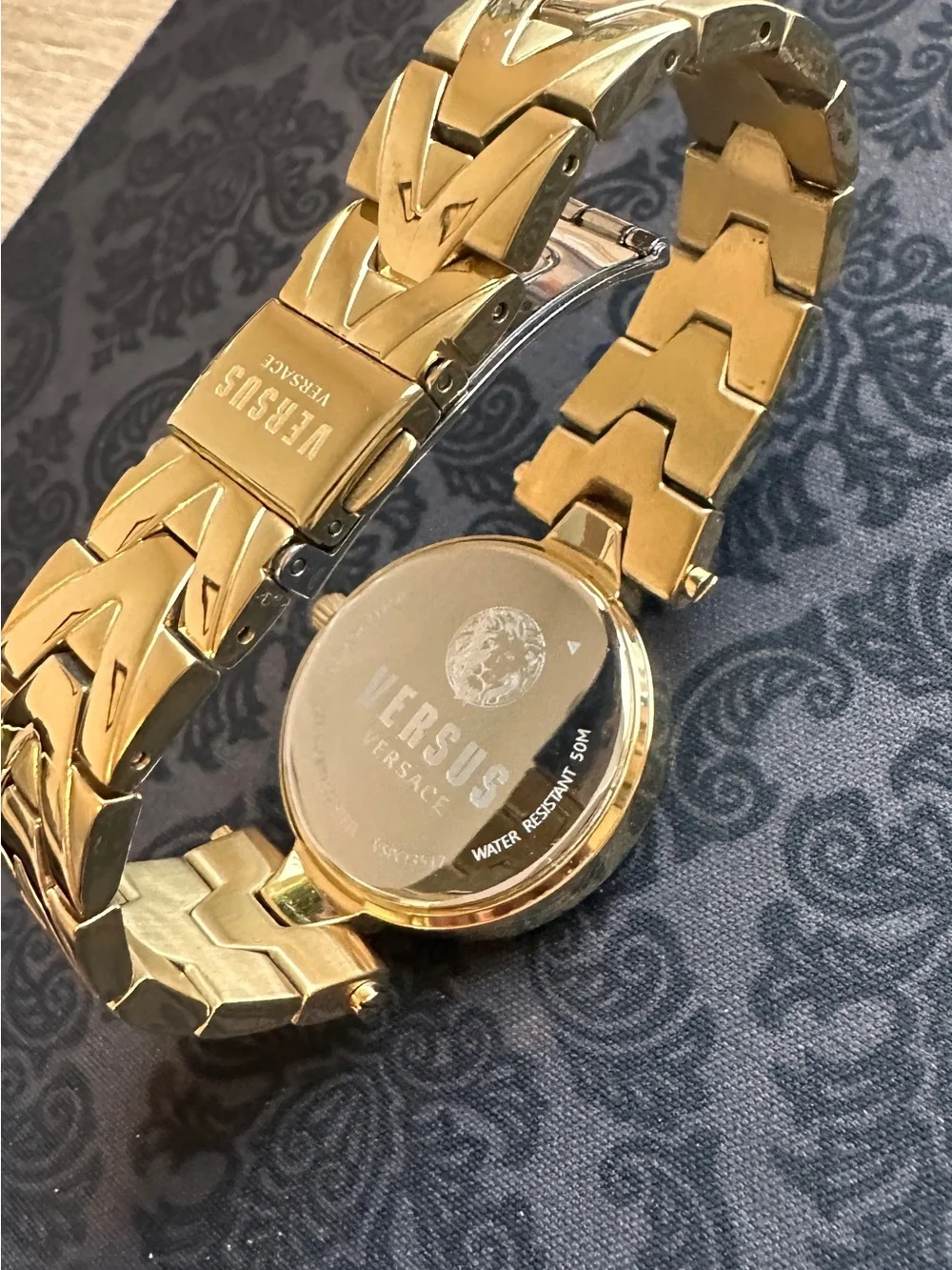 Versus Versace Gold-Tone Women's Bracelet Watch with White Dial